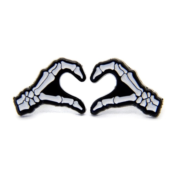 Accessories - 5/$20 Goth Punk Rock Heart Couples Pin